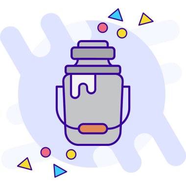 soda kutusu simgesi, vektör illüstrasyonu