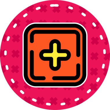 Moda biçimi izole edilmiş arkaplanda oyun simgesi