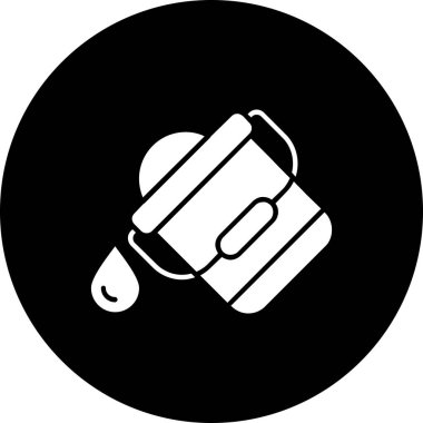 Tek bir simgenin vektör illüstrasyonu