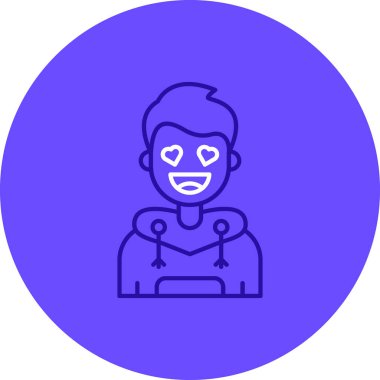 Sakallı bir adamın vektör çizimi