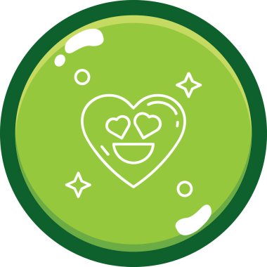 Aşk. Web simgesi basit tasarım