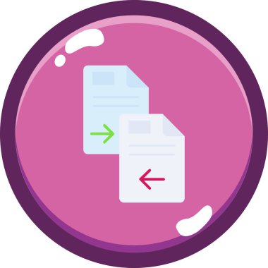 dosya belge vektör simgesi