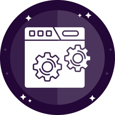 seo modern simgesinin vektör illüstrasyonu