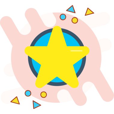 yıldızlar ve konfeti vektör tasarımı