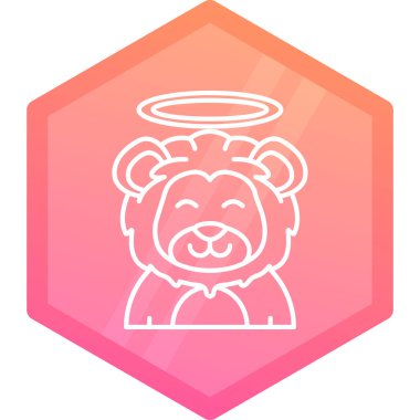 çizgi bal simgesi beyaz arkaplanda izole edildi. Bal arısı ile bal. tatlı yemek. Renkli konsept. vektör