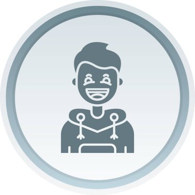 Maskeli ve tıbbi maskeli bir adamın vektör çizimi