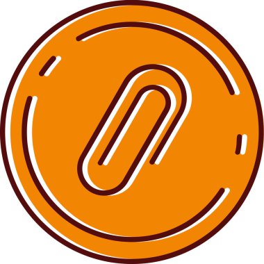 Tek bir simgenin vektör illüstrasyonu