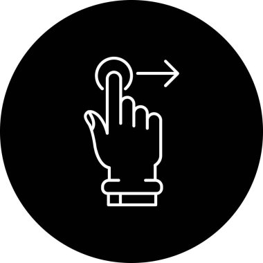 Klik. Web simgesi basit tasarım