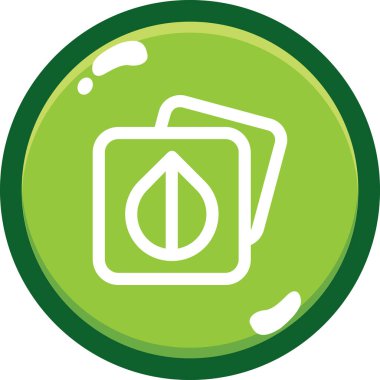 Yeşil geri dönüşüm sembolü vektör çizim