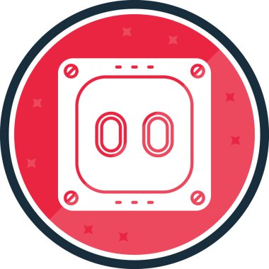 Moda biçimi izole edilmiş arkaplanda oyun denetleyici simgesi