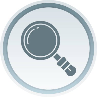 Büyütme cam simgesi vektör illüstrasyonu