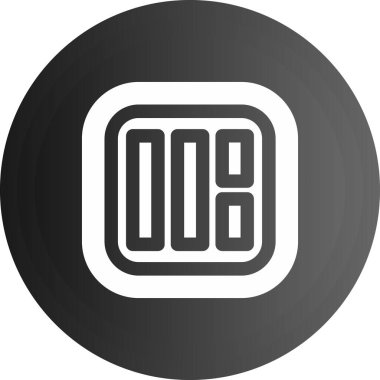 Modern b 'nin vektör illüstrasyonu müzik b' nin ikonundan yoksun