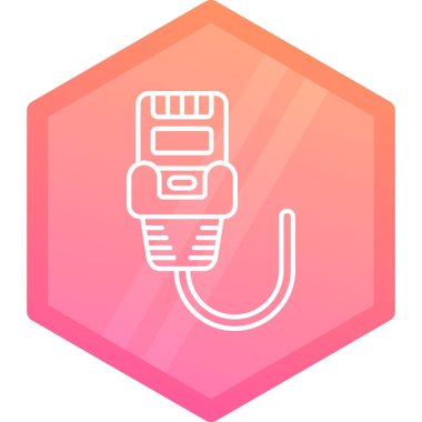 Benzersiz enerji paneli vektör çizgisi simgesi