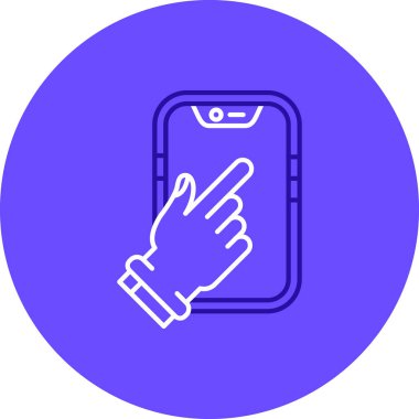 Smartphone Simgesi, vektör illüstrasyonu