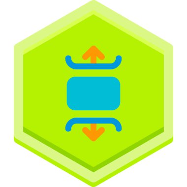 Tek bir izole simgenin vektör illüstrasyonu