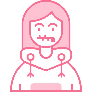 Avatar dişi kız simgesi