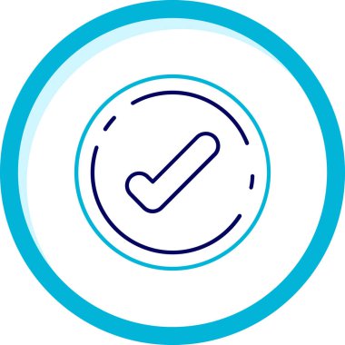 İşaretleme simgesinin vektör illüstrasyonu