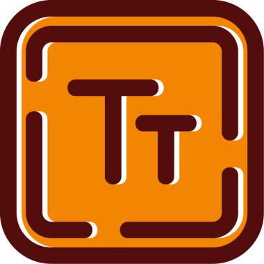 Bir harfin vektör illüstrasyonu