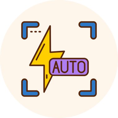 araba servisi simgesi, vektör illüstrasyonu