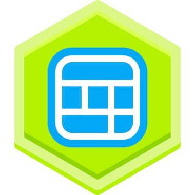 Yeşil modern simgenin vektör illüstrasyonu