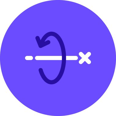 Bir topun tek bir simge tasarımının vektör çizimi