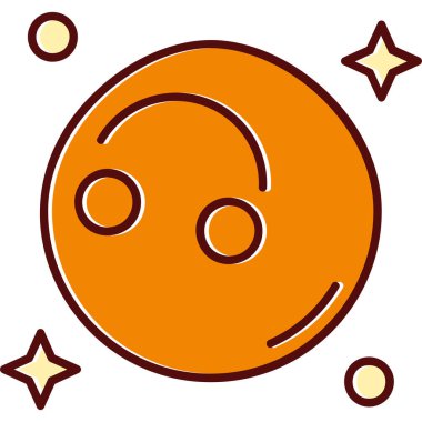 Çizgi film burç işaretlerinin vektör çizimi