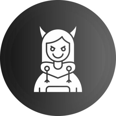 Beyaz arka planda şeytan vektör çizimi. Birinci kalite semboller. Konsept ve grafik tasarım için ince çizgi simgesi.