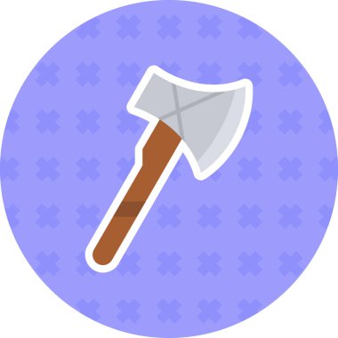 Çekiç. Web simgesi basit illüstrasyon