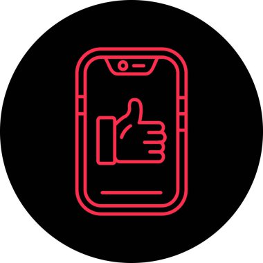 Smartphone Simgesi, vektör illüstrasyonu