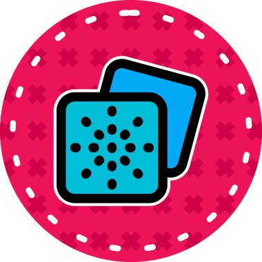 Modern simgenin vektör illüstrasyonu