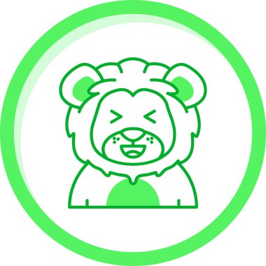 hayvan simgesi vektör illüstrasyonu