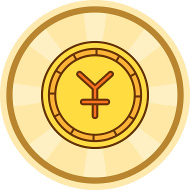 Bozuk Para Simgesi Moda Biçiminde İzole Arkaplan