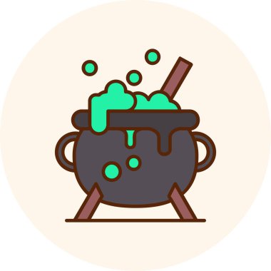 Kazan vektör çizim beyaz arka plan üzerinde