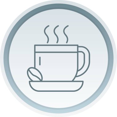 çay kupası ikonu vektör illüstrasyon tasarımı