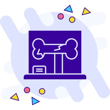 Çizgi sinema koltuğu simgesi beyaz arkaplanda izole edildi. Renkli taslak konsepti. Vektör.