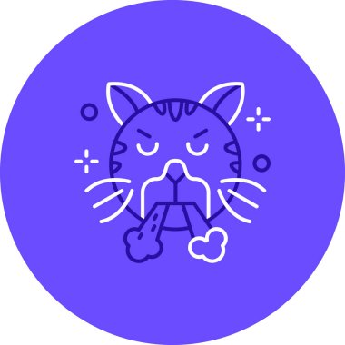 Kedi simge tasarlamak vektör