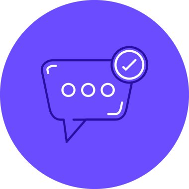 Konuşma balonu. Basit resimleme