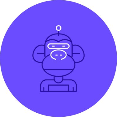 Maskeli bir adamın vektör çizimi