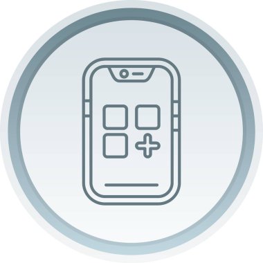 cep telefonu ikonu vektör illüstrasyonu