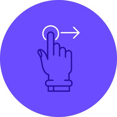 parmak simgesi vektör illüstrasyonu