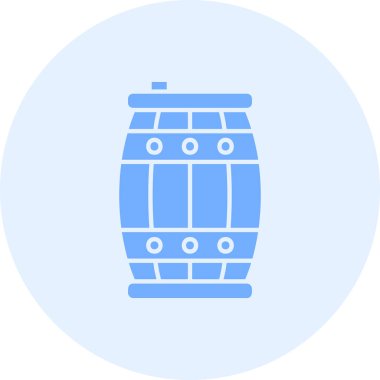 Fıçı. Web simgesi basit illüstrasyon