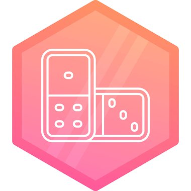 Oyun zar vektör simgesi