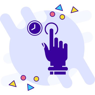 El izleme web simgesi basit illüstrasyon, vektör