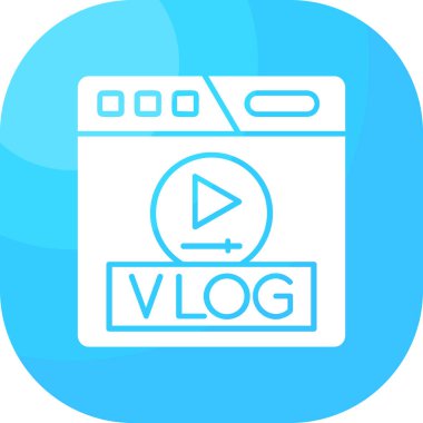 video kamera simgesi, düz biçim vektör illüstrasyonu