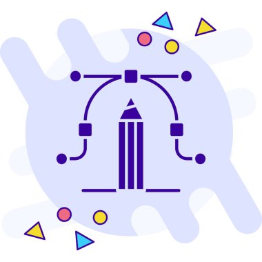 iş ve yönetim için renk web simgesi