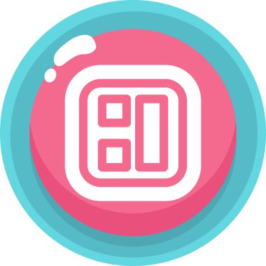 Modern b 'nin vektör illüstrasyonu eksik simgesi