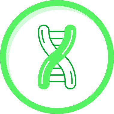 dna. Web simgesi basit illüstrasyon