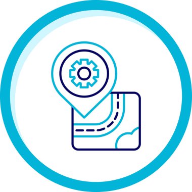 seo modern simgesinin vektör illüstrasyonu