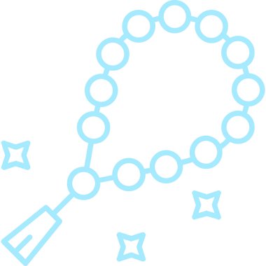 Sihirli değnek simgesi ana hat biçiminde