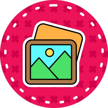 harita simgesi vektör illüstrasyonu